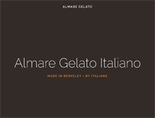 Tablet Screenshot of almaregelato.com